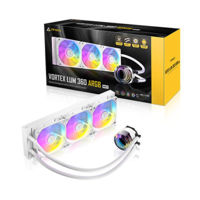 קירור נוזלי Antec VORTEX LUM 360 ARGB 360mm לבן קירור נוזלי Antec VORTEX LUM 360 ARGB 360mm לבן