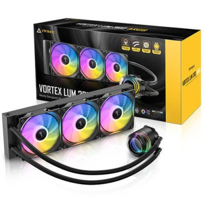 Водяное охлаждение Antec VORTEX LUM 360 черный 360mm Водяное охлаждение Antec VORTEX LUM 360 черный 360mm