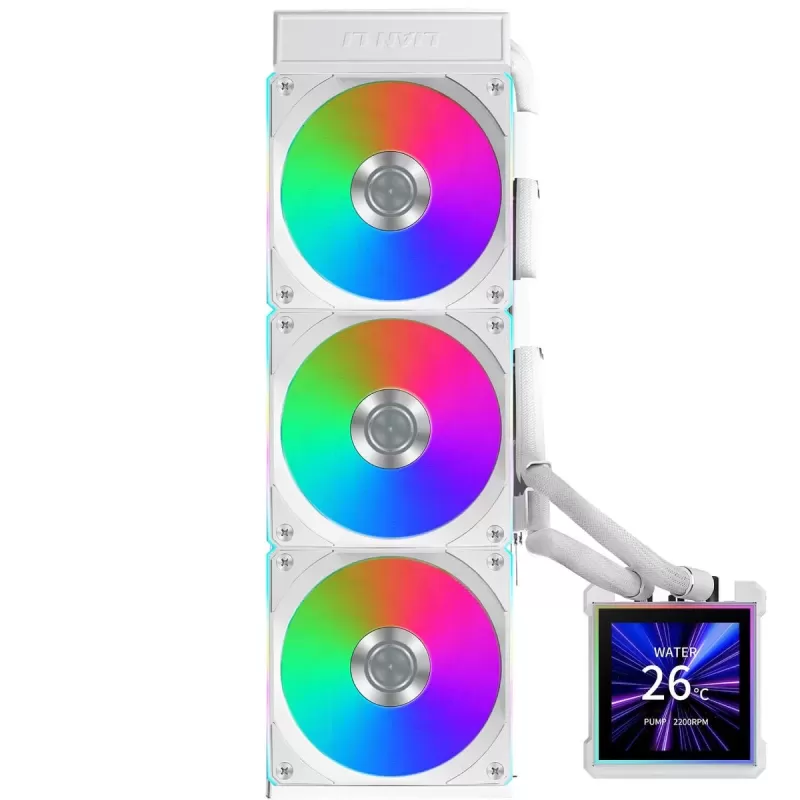 Жидкостное охлаждение LIAN-LI HydroShift II LCD-S 360CL Цвет:белый