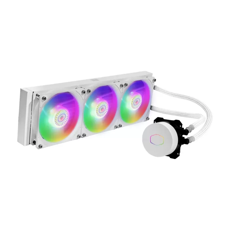 Жидкостное охлаждение Cooler Master MASTERLIQUID ML360L ARGB V2 white 360mm