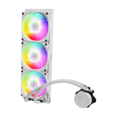 קירור נוזלי Cooler Master MASTERLIQUID ML360L ARGB V2 לבן 360mm קירור נוזלי Cooler Master MASTERLIQUID ML360L ARGB V2 לבן 360mm
