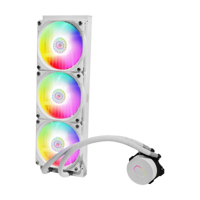 קירור נוזלי Cooler Master MASTERLIQUID ML360L ARGB V2 לבן 360mm קירור נוזלי Cooler Master MASTERLIQUID ML360L ARGB V2 לבן 360mm
