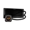 Жидкостное охлаждение Corsair iCUE H100i ELITE LCD 240mm Цвет:чёрный