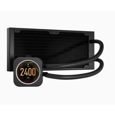 Жидкостное охлаждение Corsair iCUE H100i ELITE LCD 240mm Цвет:чёрный