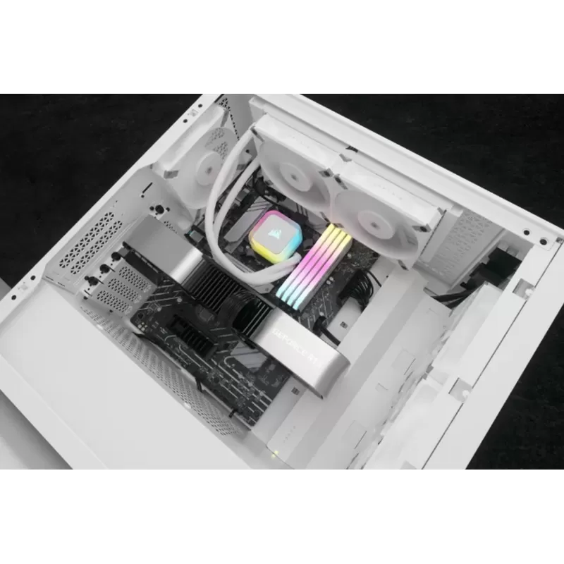 Liquid cooling Corsair iCUE H150i RGB ELITE - white 360mm