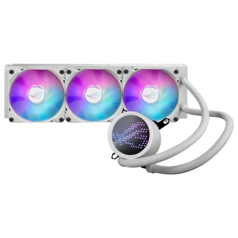 קירור נוזלי Asus ROG RYUO III 360 ARGB WHITE EDITION 360mm צבע לבן