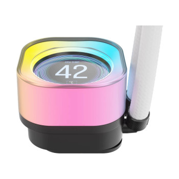 קירור נוזלי Corsair iCUE LINK H150i LCD, לבן 360mm