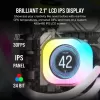 קירור נוזלי Corsair iCUE LINK H150i LCD, לבן 360mm קירור נוזלי Corsair iCUE LINK H150i LCD, לבן 360mm