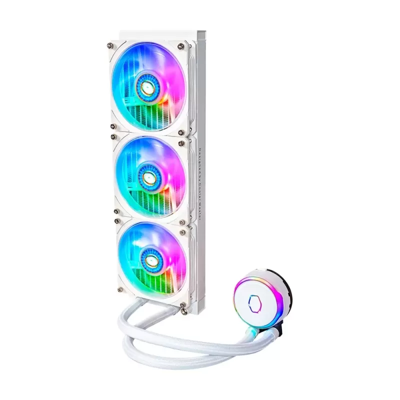 Жидкостное охлаждение Cooler Master PL360 Flux white