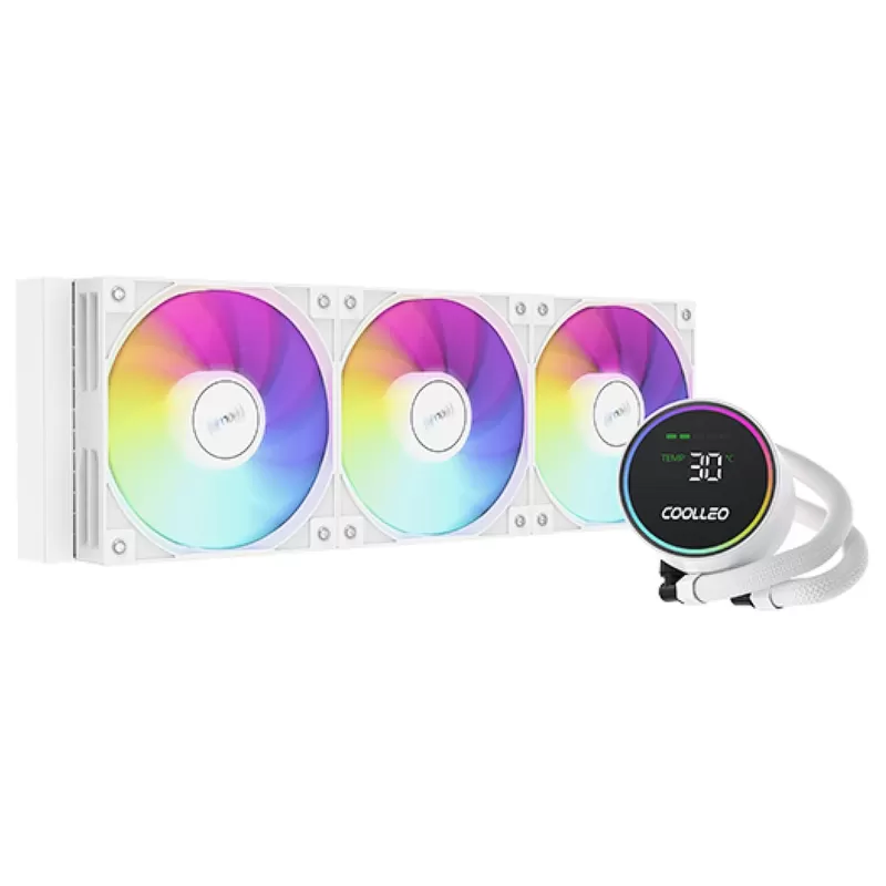 Liquid cooling Coolleo ICE FAIRY DIG 360 LITE WH white