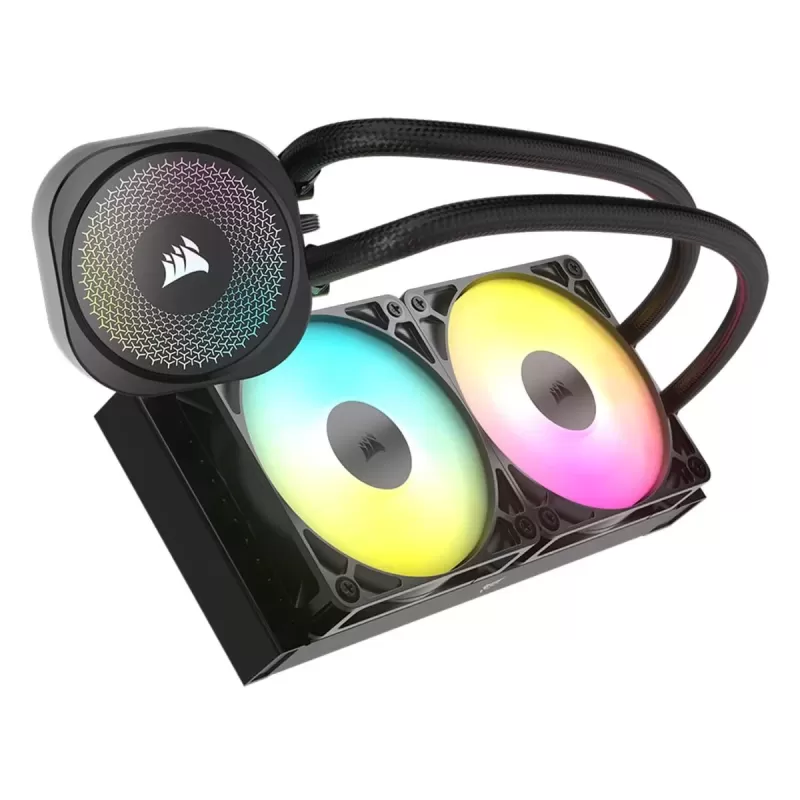 Жидкостное охлаждение Corsair NAUTILUS 240 RS ARGB black 240mm