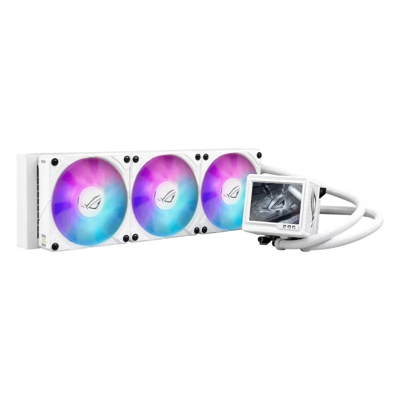 Жидкостное охлаждение Asus ROG Ryujin III 360 ARGB Extreme White Edition white