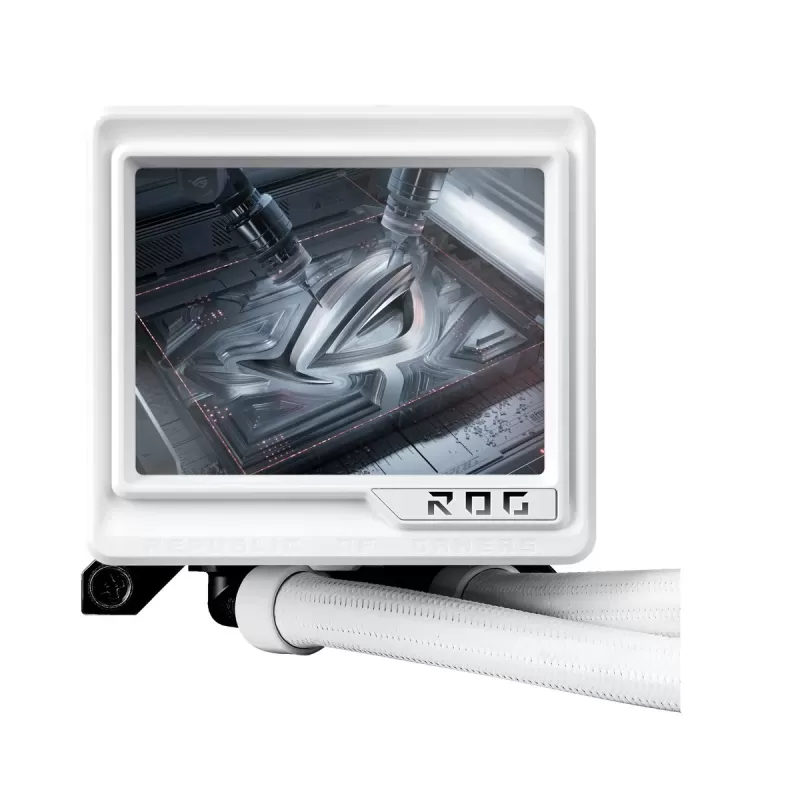 Жидкостное охлаждение Asus ROG Ryujin III 360 ARGB Extreme White Edition white