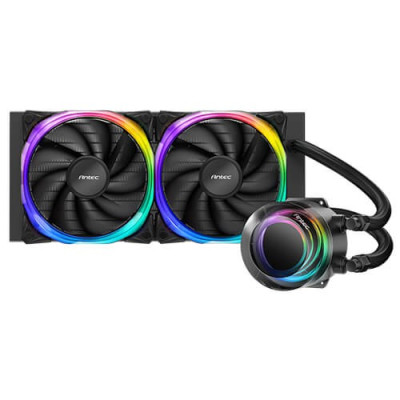 Liquid cooling Antec VORTEX 240 ARGB 240mm Color:black Liquid cooling Antec VORTEX 240 ARGB 240mm Color:black