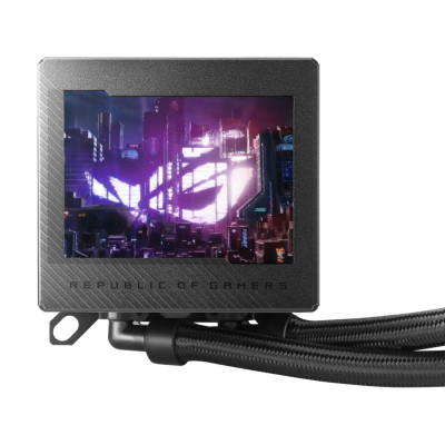 Водяное охлаждение Asus ROG RYUJIN III 240 ARGB 240mm Цвет:черный Водяное охлаждение Asus ROG RYUJIN III 240 ARGB 240mm Цвет:черный