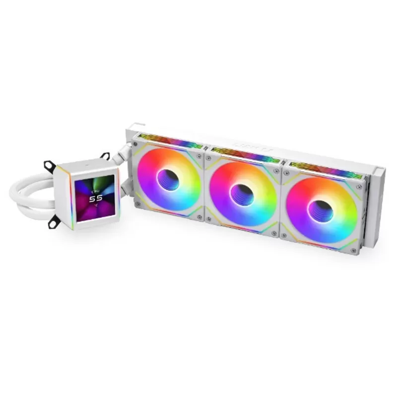 Liquid cooling LIAN-LI GA II LCD white 360mm
