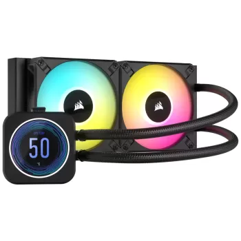 Liquid cooling Corsair iCUE H100i ELITE LCD XT Display 240mm