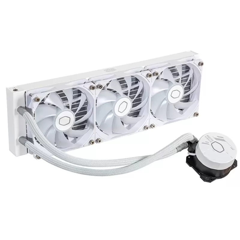 Liquid cooling Cooler Master 360L Core ARGB white CPU
