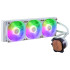 קירור נוזלי Cooler Master 360L Core ARGB לבן CPU Liquid Cooler