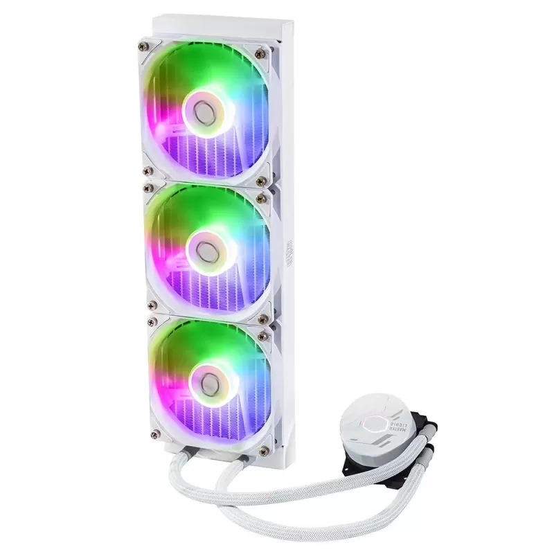 Liquid cooling Cooler Master 360L Core ARGB white CPU