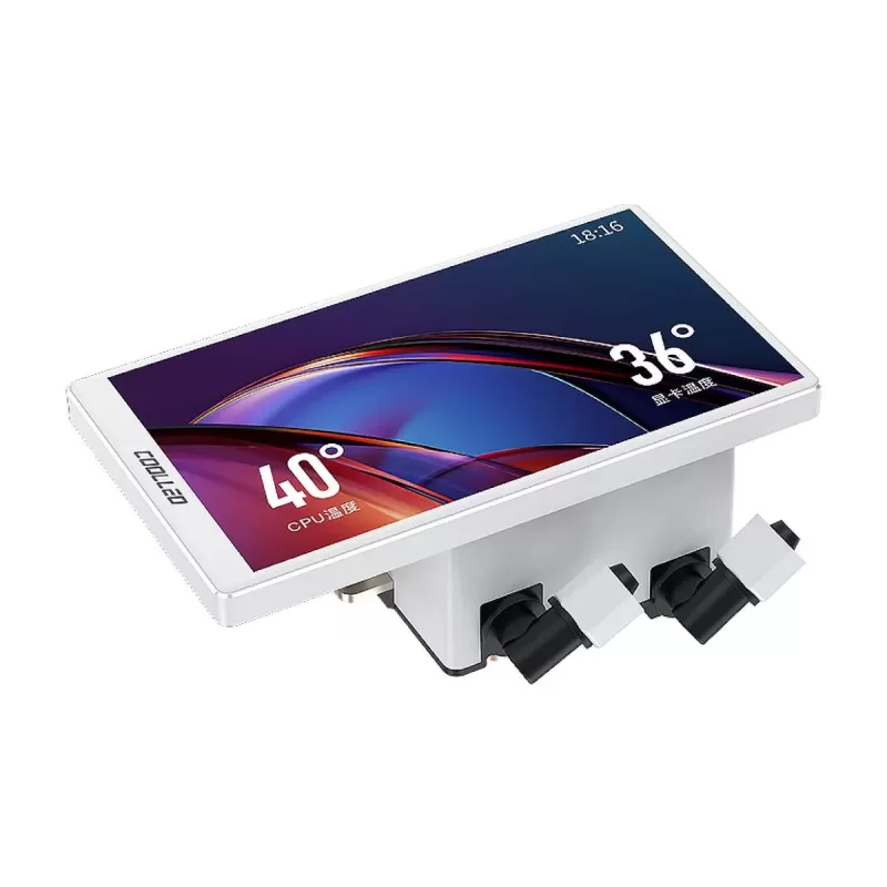קירור נוזלי Coolleo ICE Apex Vision PRO 360 צבע לבן