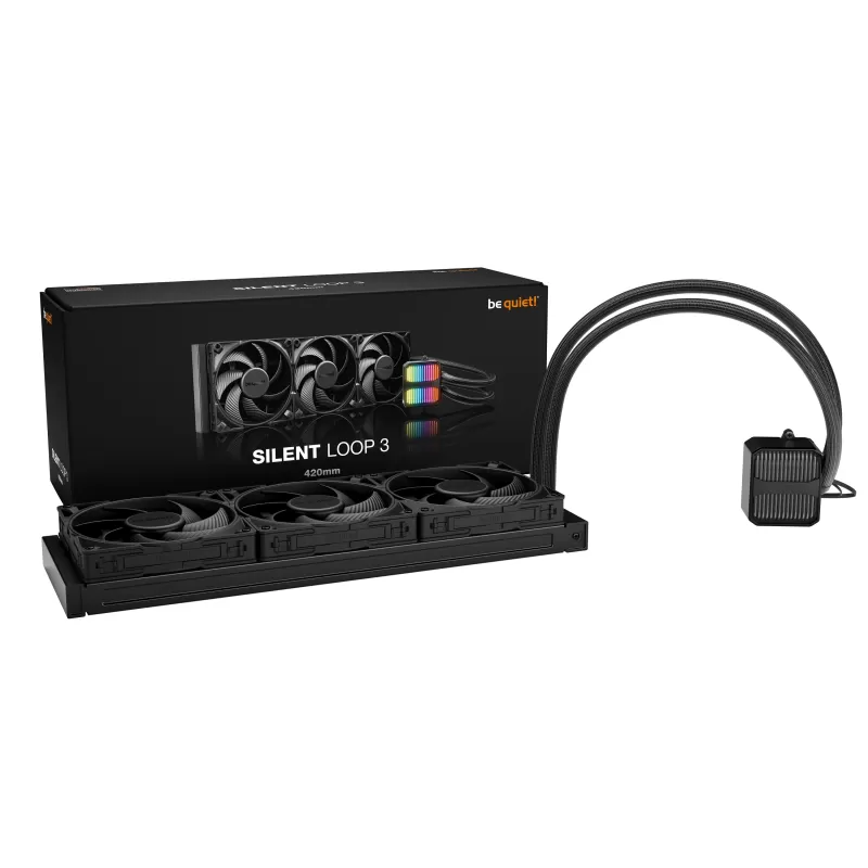Жидкостное охлаждение be quiet! Silent Loop 3 420mm black Жидкостное охлаждение be quiet! Silent Loop 3 420mm black