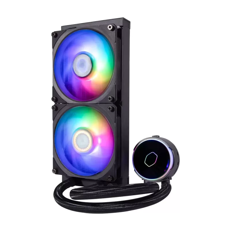 Жидкостное охлаждение Cooler Master MASTERLIQUID PL240 FLUX 240mm Цвет:чёрный Жидкостное охлаждение Cooler Master MASTERLIQUID PL240 FLUX 240mm Цвет:чёрный