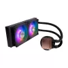 Жидкостное охлаждение Cooler Master MASTERLIQUID PL240 FLUX 240mm Цвет:чёрный Жидкостное охлаждение Cooler Master MASTERLIQUID PL240 FLUX 240mm Цвет:чёрный