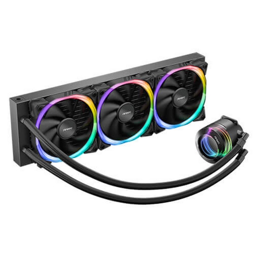 קירור נוזלי Antec VORTEX 360 ARGB 360mm צבע שחור