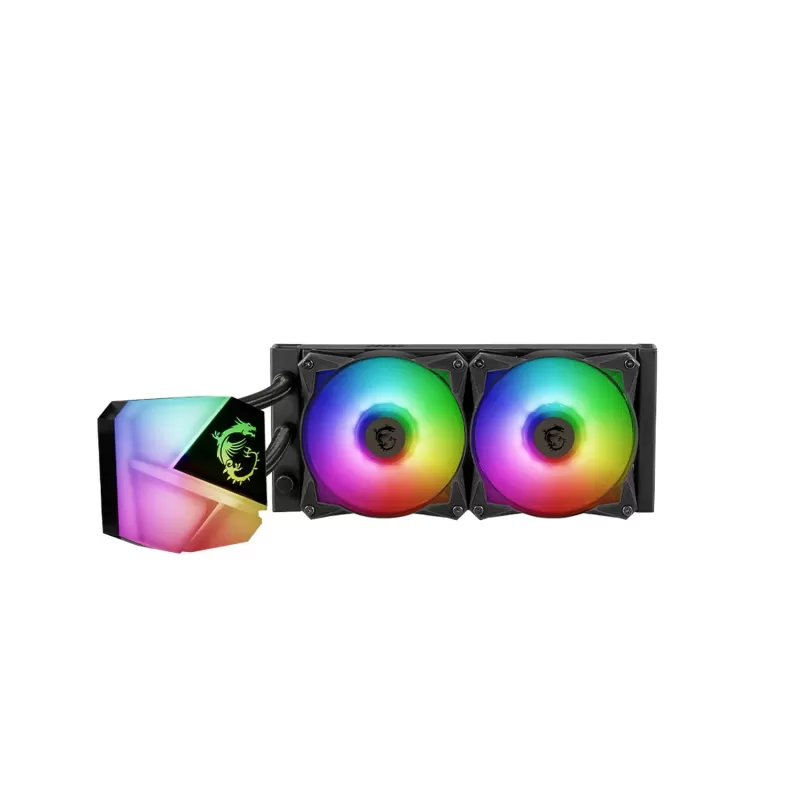 קירור נוזלי MSI MAG CORELIQUID C240 240mm צבע שחור קירור נוזלי MSI MAG CORELIQUID C240 240mm צבע שחור