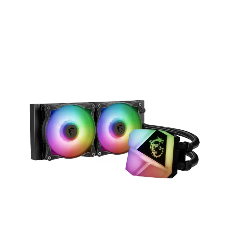 קירור נוזלי MSI MAG CORELIQUID C240 240mm צבע שחור קירור נוזלי MSI MAG CORELIQUID C240 240mm צבע שחור