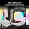 קירור נוזלי Corsair iCUE LINK H150i RGB - לבן 360mm