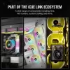 קירור נוזלי Corsair iCUE LINK H150i RGB - לבן 360mm