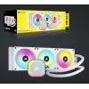 קירור נוזלי Corsair iCUE LINK H150i RGB - לבן 360mm