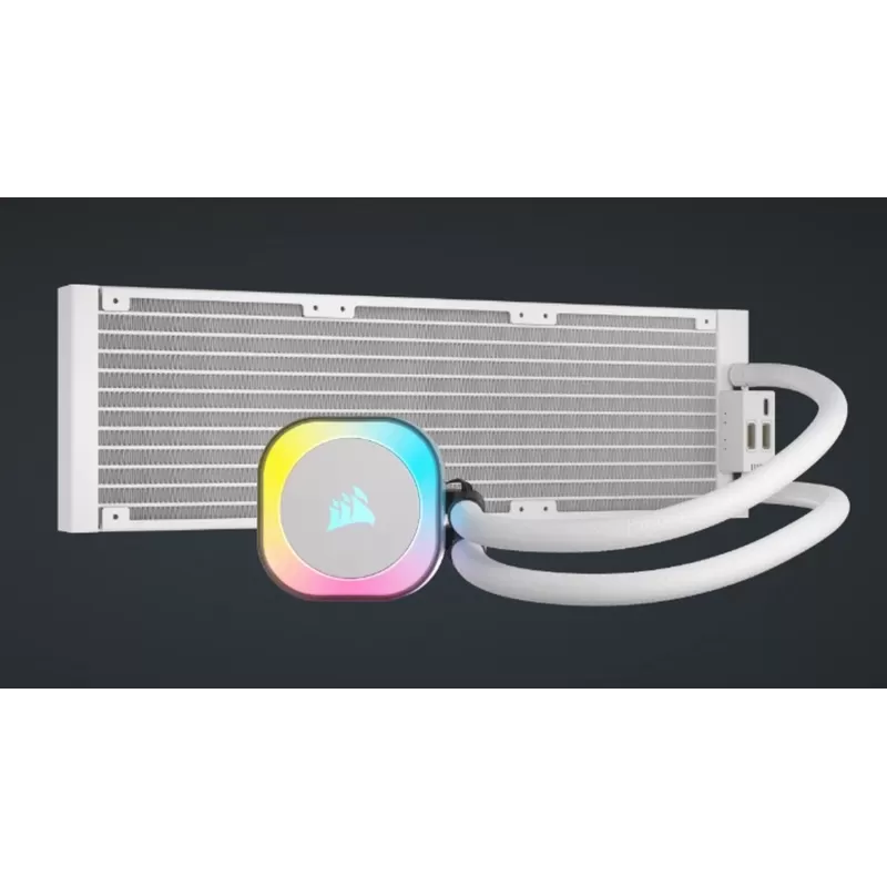 קירור נוזלי Corsair iCUE LINK H150i RGB - לבן 360mm