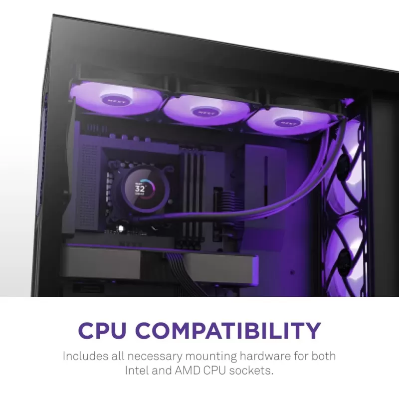 Liquid cooling NZXT Kraken 360 RGB black 360mm