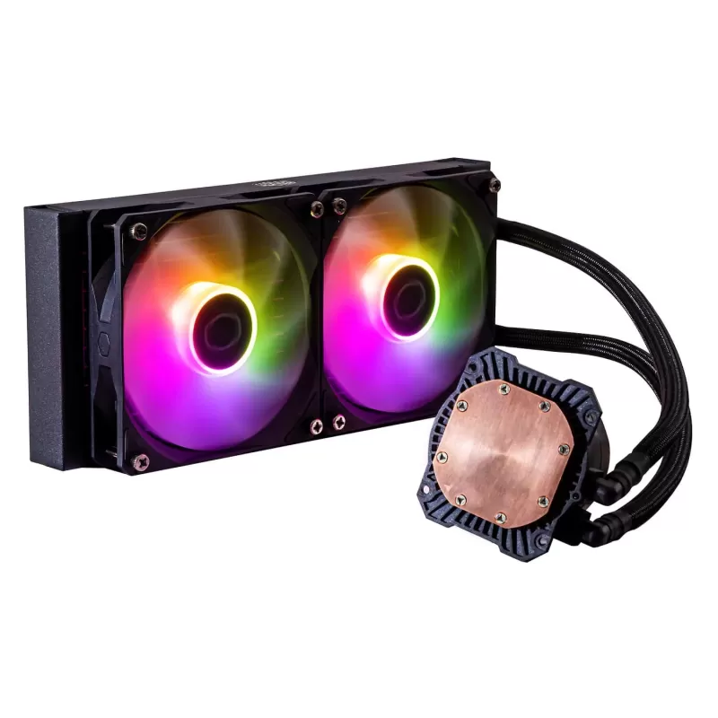 Жидкостное охлаждение Cooler Master MasterLiquid 240L Core ARGB CPU 240mm Жидкостное охлаждение Cooler Master MasterLiquid 240L Core ARGB CPU 240mm