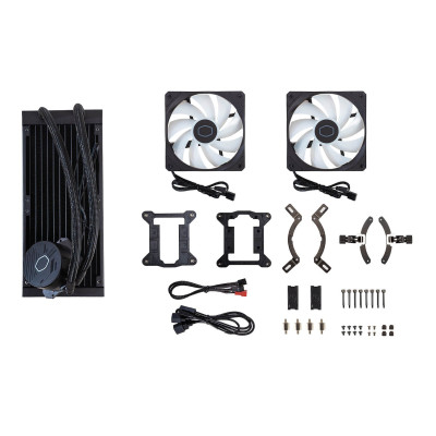 קירור נוזלי Cooler Master MasterLiquid 240L Core ARGB CPU Liquid Cooler 240mm קירור נוזלי Cooler Master MasterLiquid 240L Core ARGB CPU Liquid Cooler 240mm