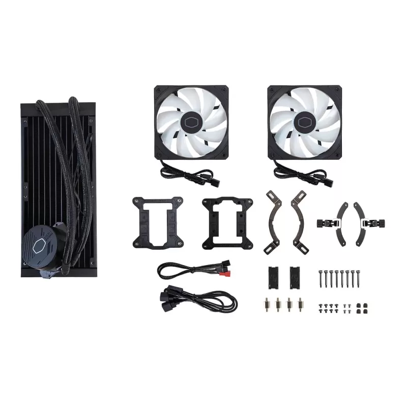 Жидкостное охлаждение Cooler Master MasterLiquid 240L Core ARGB CPU 240mm Жидкостное охлаждение Cooler Master MasterLiquid 240L Core ARGB CPU 240mm