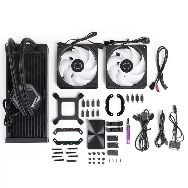 Жидкостное охлаждение Cooler Master 240 ATMOS ARGB