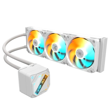 קירור נוזלי Gigabyte GAMING 360 ICE לבן 360mm