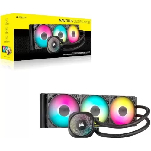 Liquid cooling Corsair NAUTILUS 360 RS ARGB black 360mm