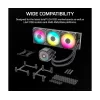 Liquid cooling Corsair NAUTILUS 360 RS ARGB black 360mm