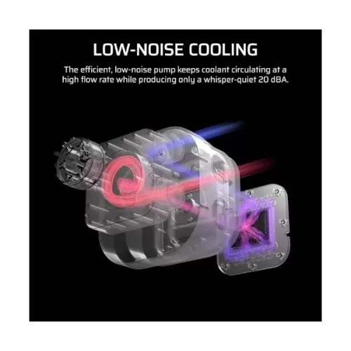 Liquid cooling Corsair NAUTILUS 360 RS ARGB black 360mm