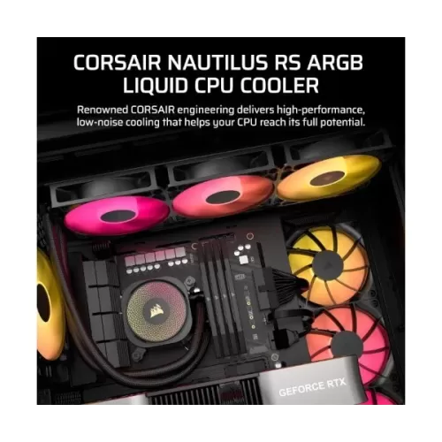 Liquid cooling Corsair NAUTILUS 360 RS ARGB black 360mm