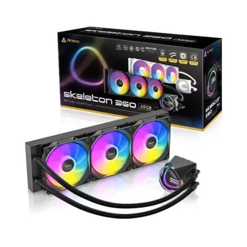 קירור נוזלי Antec SKELETON 360 ARGB שחור 360mm קירור נוזלי Antec SKELETON 360 ARGB שחור 360mm