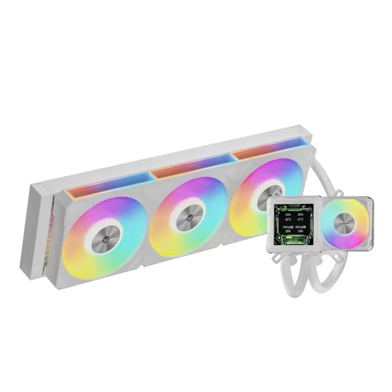 Жидкостное охлаждение Coolleo ICE CORE 360 Цвет:белый