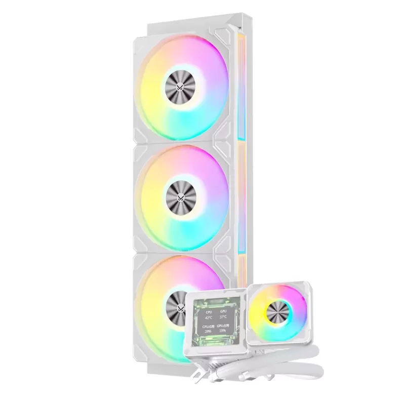 Жидкостное охлаждение Coolleo ICE CORE 360 Цвет:белый