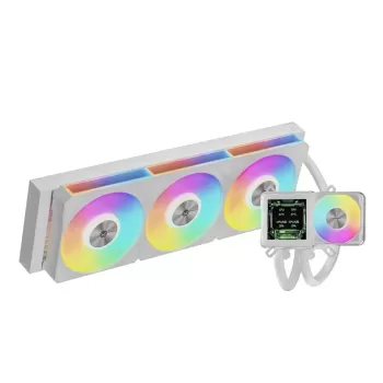 Жидкостное охлаждение Coolleo ICE CORE 360 Цвет:белый