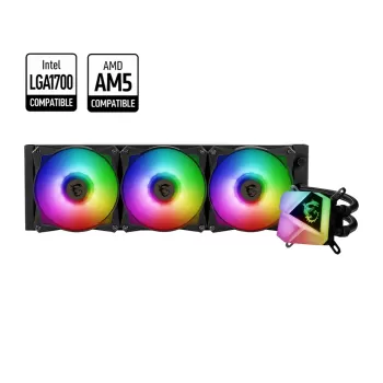 קירור נוזלי MSI MAG CORELIQUID C360 360mm צבע שחור